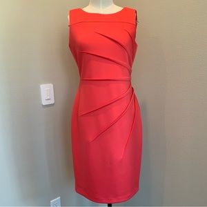 Calvin Klein Dress in coral. NWT